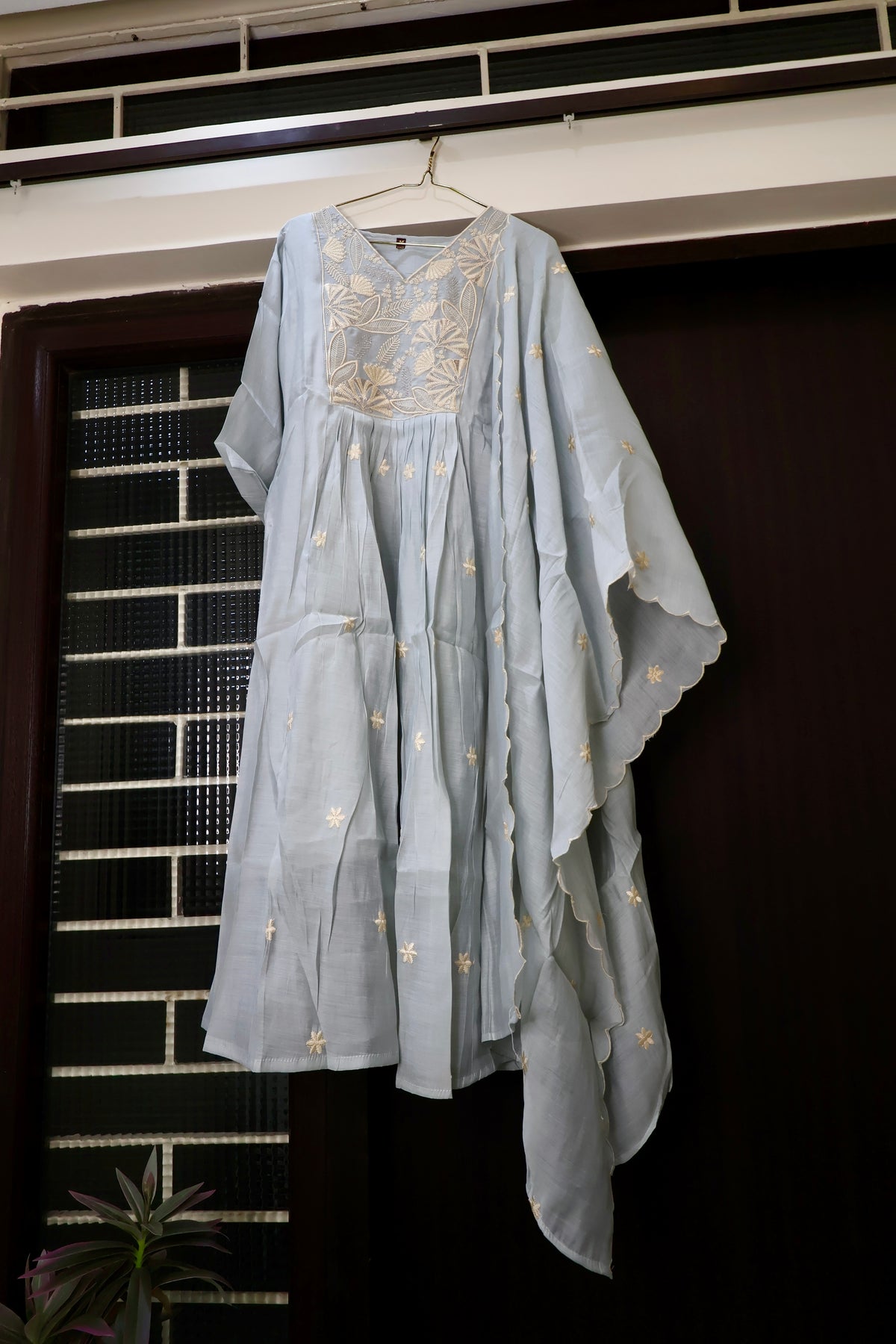POWDER BLUE DREAM READY TO WEAR SUIT SET
