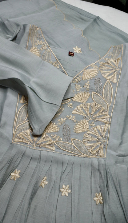 POWDER BLUE DREAM READY TO WEAR SUIT SET