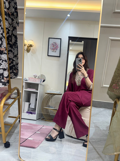 BERRY COTTON CO-ORD SET