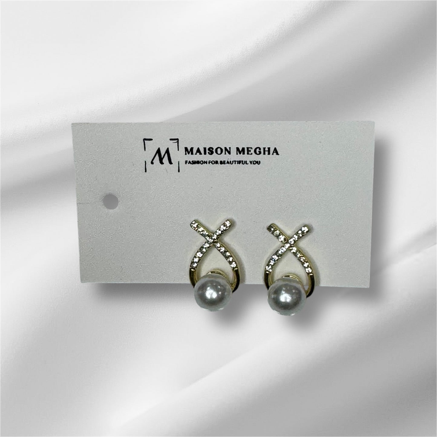 Pearl drop earrings