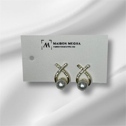 Pearl drop earrings