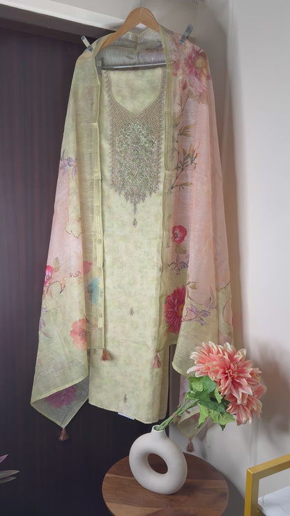 Suit set(unstitched)